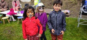 Painted faces by Yessica Infante-Sanchez